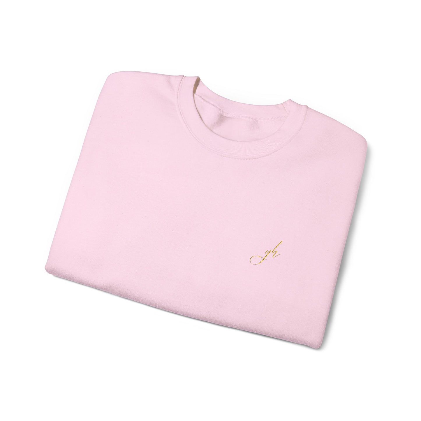Elegant Gold Embroidered Sweatshirt
