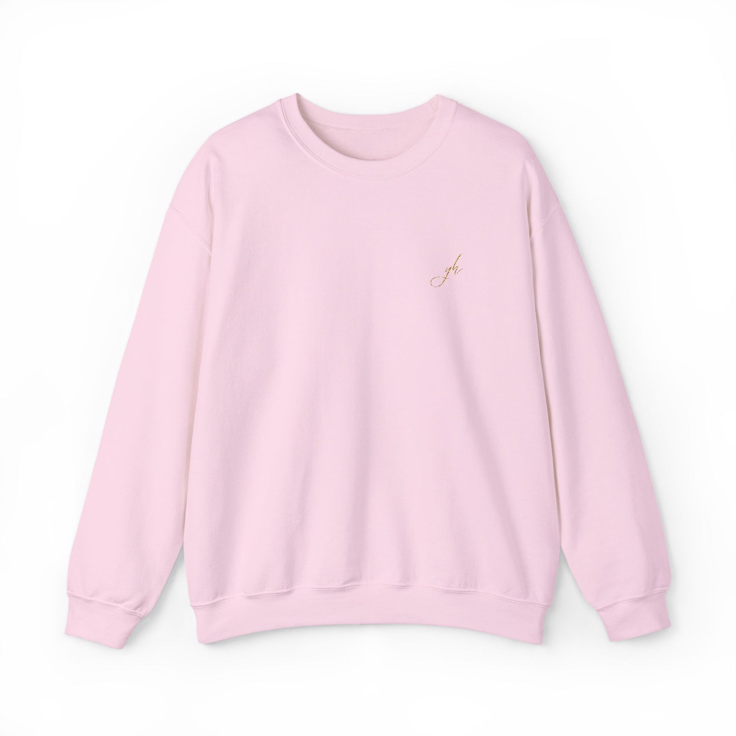 Elegant Gold Embroidered Sweatshirt